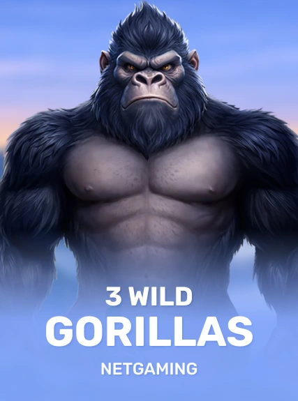 3 Wild Gorillas game tile