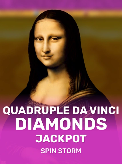 Quadruple Da Vinci Diamonds JACKPOT game tile